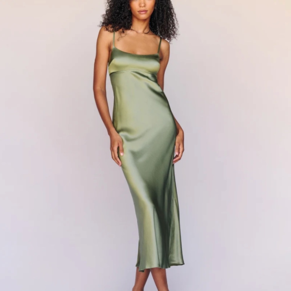 Reformation Kailyn Silk Dress